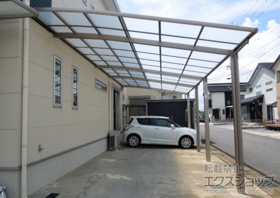 外壁に隙間なく屋根を設置できる壁付けカーポート エクステリアのある暮らしブログ