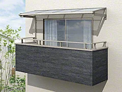 LIXIL(リクシル)のバルコニー屋根 スピーネ F型 積雪50cm対応 ルーフタイプ 単体