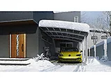 YKKAPのカーポート アリュース ベーカ 1500タイプ 積雪50cm対応