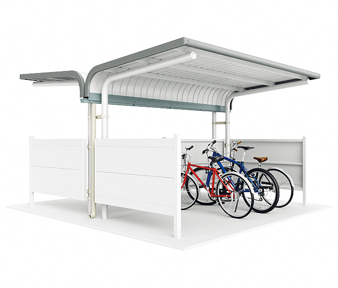 イナバ自転車置場 BPタイプ 背中合わせタイプ一般型 独立タイプ-イナバ サイクルポート・駐輪場ならエクスショップ