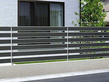 三協アルミのフェンス・柵 マイリッシュA1型 横板格子
