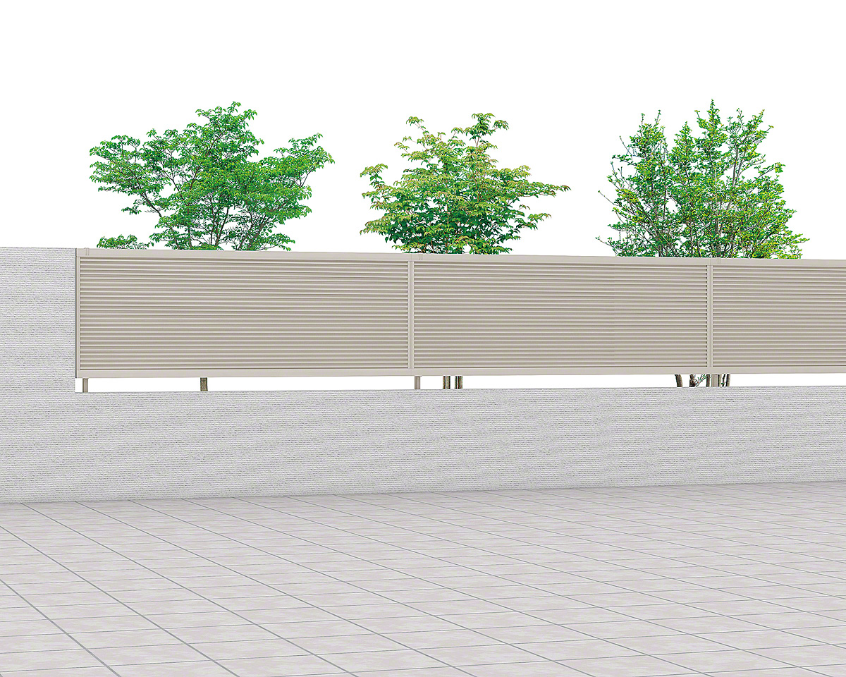 新品本物 ライシスフェンス１３型 本体のみ 高さ１２００mm ＴＯＥＸ ＬＩＸＩＬ <br>目隠しルーバー デザイン アルミ 形材 塀 柵 フェンス  補修 修繕 張り替え