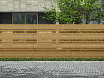 ルシアス スクリーンフェンスS05型 木調色