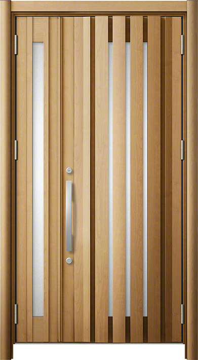 リシェント3 G14型 断熱仕様k4型 木目調 親子 クリエラスク 標準幅 標準高さ 玄関ドアならエクスショップ
