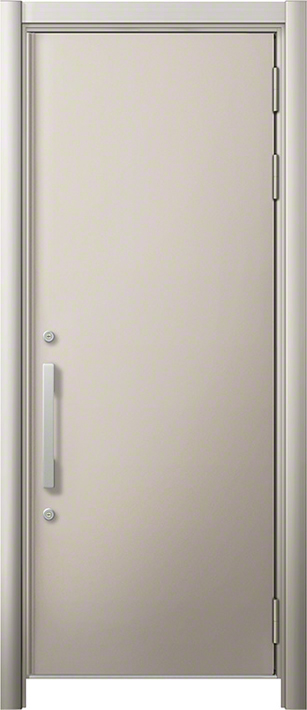 リシェント3 17N型 高断熱仕様(アルミ色) 片開き シャイングレー 標準幅×標準高さ -玄関ドアならエクスショップ