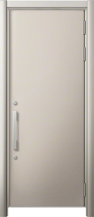 LIXIL リクシル（トステム）の玄関ドア リシェント3 17N型 高断熱仕様(アルミ色)　片開きタイプ [シャイングレー]