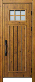 YKKAPの玄関ドア ドアリモ 断熱ドア E01 D4仕様(木目調)　片開きタイプ [マキアートパイン]