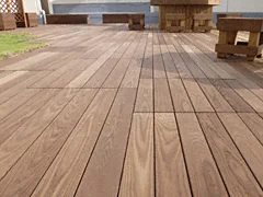 タカショーのウッドデッキ 天然木タンモクアッシュデッキセット 無塗装床板