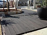 タカショーのウッドデッキ 天然木タンモクスプルースデッキセット 無塗装床板