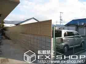LIXIL リクシル(TOEX)のフェンス・柵 プリレオR5型フェンス【フリーポールタイプ】 施工例