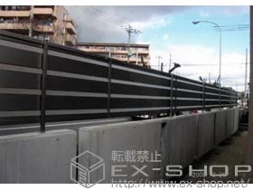 LIXIL リクシル(TOEX)のフェンス・柵 ライフモダンフェンスＭＦ−Ｙ3型 施工例