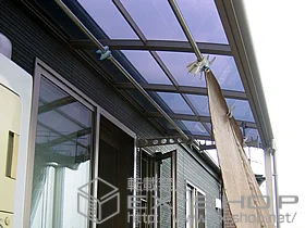LIXIL リクシル(トステム)のバルコニー屋根 アルファテラス L型 屋根タイプ 単体 積雪〜20cm対応 施工例