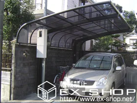 静岡県浜松市中区のLIXIL リクシル(トステム)のカーポート テールポートシグマIII 積雪〜20cm対応 施工例