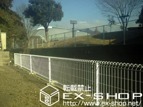 静岡県静岡市葵区のYKKAPのフェンス・柵、カーポート FCS-61型フェンス 施工例
