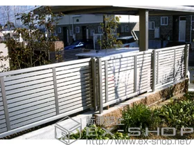 YKKAPのフェンス・柵 エクスラインフェンス5型［自由柱］ 施工例