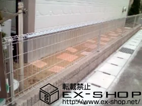 千葉県鎌ヶ谷市のYKKAPのフェンス・柵 FCS-61型フェンス 施工例