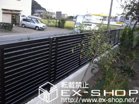 LIXIL リクシル(TOEX)のフェンス・柵 シャレオR3型フェンス［フリーポールタイプ］ 施工例
