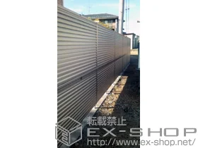 YKKAPのフェンス・柵 レスティナフェンス5型 2段支柱施工 施工例
