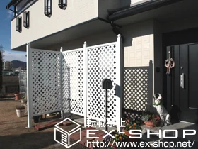 長野県長野市のタカショーのフェンス・柵 プロラフィードパネル（L） 施工例