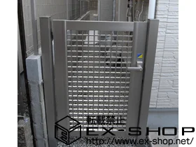YKKAPの門扉 エクスライン門扉3型 片開き 門柱仕様 施工例