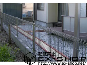 LIXIL リクシル(TOEX)のフェンス・柵 ハイグリッドフェンスN1型 施工例