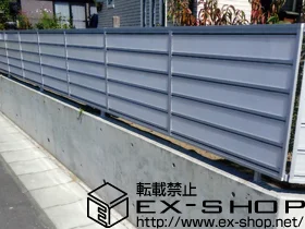 LIXIL リクシル(TOEX)のフェンス・柵 ライフモダンII LP型フェンス 単色[フリーポール] 施工例