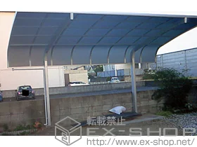 香川県さぬき市のLIXIL リクシル(トステム)のカーポート テールポートシグマIII 積雪〜20cm対応 施工例