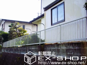 佐賀県高松市のLIXIL リクシル(TOEX)のフェンス・柵 レスティナ21型フェンス 自由柱タイプ 施工例