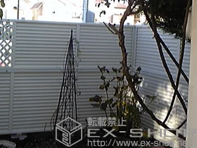 LIXIL リクシル(TOEX)のフェンス・柵 プリレオ　Ｒ５型 施工例