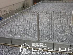 高知県能代市の積水樹脂(セキスイ)のフェンス・柵 メッシュフェンス G10-R 施工例