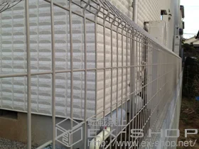 積水樹脂(セキスイ)のフェンス・柵 メッシュフェンスG10-R 施工例