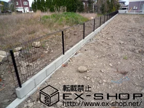 YKKAPのフェンス・柵 イーネットフェンス1Ｆ型 施工例