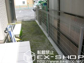 積水樹脂(セキスイ)のフェンス・柵 メッシュフェンスＧ10-R 施工例