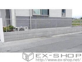 積水樹脂(セキスイ)のフェンス・柵 メッシュフェンスＧ10Ｒ 施工例