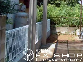 千葉県神戸市の積水樹脂(セキスイ)のフェンス・柵 イーネットフェンス1F型 施工例