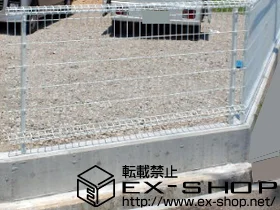 香川県宝塚市のLIXIL リクシル(TOEX)のフェンス・柵 ハイグリッドフェンス11型 施工例
