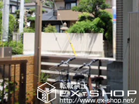 兵庫県西宮市のLIXIL リクシル(TOEX)のフェンス・柵 ライフモダンII YP型フェンス フリーポールタイプ 施工例