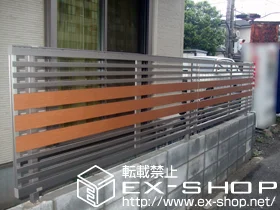 東京都三島市のLIXIL リクシル(TOEX)のフェンス・柵 モデノフェンスR1型フェンス 自在柱式施工 施工例