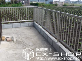 茨城県徳島市のYKKAPのフェンス・柵 レスティナフェンス22型 施工例