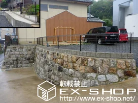 京都府川崎市のLIXIL(リクシル)のフェンス・柵 メッシュフェンス G10-R 施工例