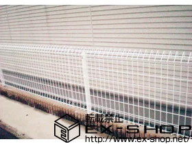 積水樹脂(セキスイ)のフェンス メッシュフェンスG10-R 施工例
