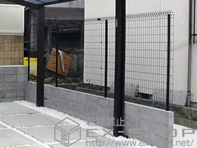 積水樹脂(セキスイ)のフェンス・柵 メッシュフェンス G10 施工例