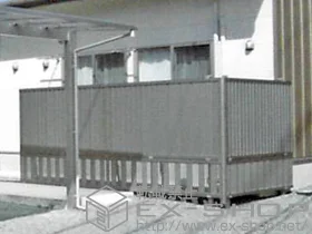 LIXIL リクシル(新日軽)のフェンス 涼雅フェンス 2段自在柱施工 施工例