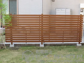 YKKAPのフェンス・柵 ビューテクトS3型 マテリアルカラー 施工例