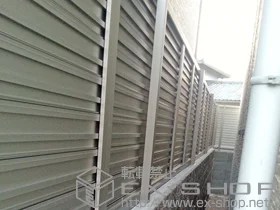 YKKAPのフェンス・柵 エクスラインフェンス5型　フリーポール仕様 施工例