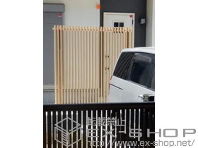 YKKAPのフェンス・柵 ビューテクトS2型 たて格子 マテリアルカラー 施工例