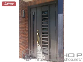 LIXIL リクシル(トステム)の玄関ドア リシェント 001型 施工例