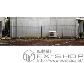 YKKAPのフェンス・柵 イーネットフェンス1Ｆ型　自由柱タイプ 施工例