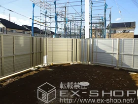 YKKAPのフェンス・柵 ビューテクトR1型 自由柱 施工例