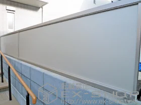 積水樹脂(セキスイ)のフェンス・柵 めかくし塀P型 施工例